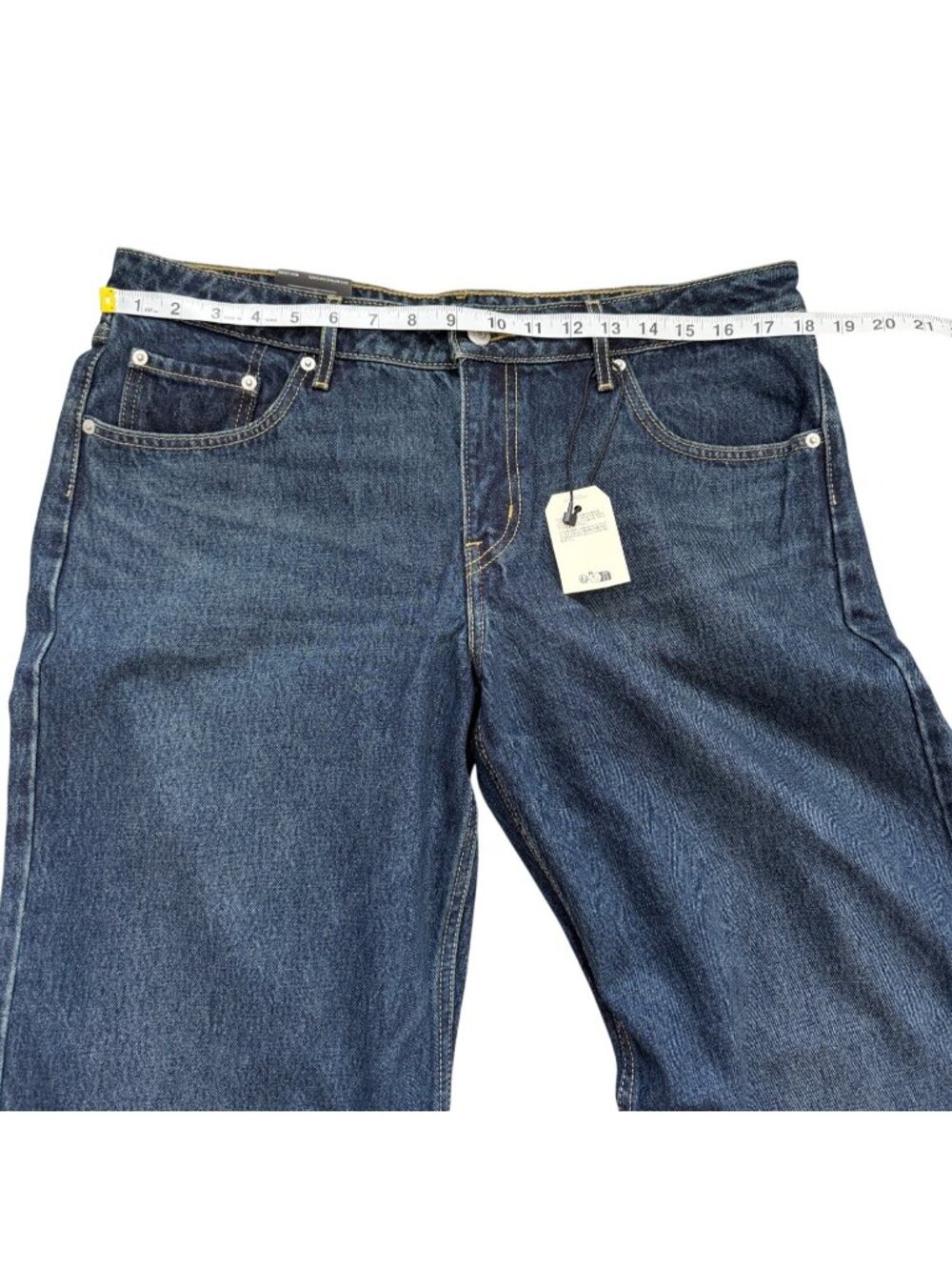 Levis Low Loose Jeans Womens Size 32x32 Dark Wash Blue A5566-0012 New With Tags - Picture 6 of 11